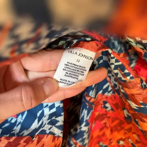 $590 Ulla Johnson REVOLVE Olympia Dress Women's 12 Flamingo